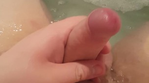 in der Wanne gekommen