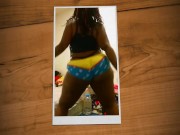 Sexy ebony Bbw jiggling big booty
