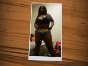 Sexy ebony Bbw jiggling big booty 2/16