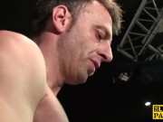 Brit sub slut squirting after getting spanked 16/16