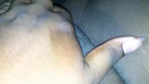Ebony BBW up close quick tease