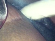 DILDO SOLO POV HOT SEXY EBONY VERIFIED AMATEUR MASTURBATION JUICYDROPP CUM 4/16