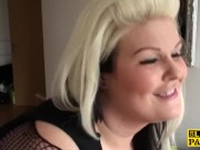 Fat british sub pussyfucked in lingerie 2/16