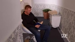 DDF Network - Horny maid and wife drain a Husbands balls to Empty