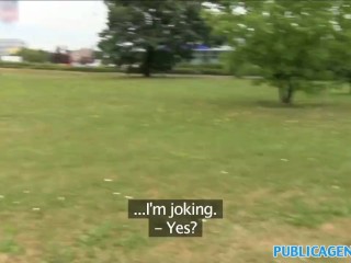 PublicAgent Petite Russian with great tits takes cock for cash