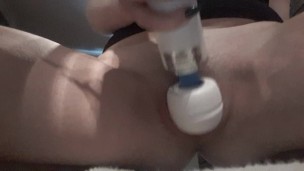 Double squirt with magic wand