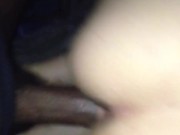 OMG... He filled my pussy with so much cum 6/16