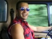 german teen picked up for douple penetration