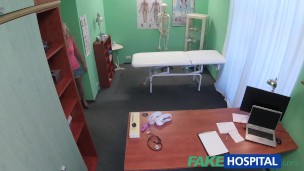 FakeHospital Skinny blonde patient caught playing with her pussy toy