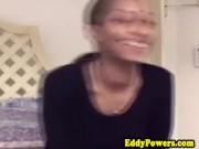 Vintage ebony amateur babe cockriding 1/16