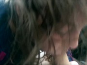 Car Park Blow Job Cum Swallow Gargle