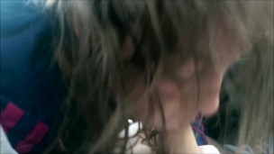 Car Park Blow Job Cum Swallow Gargle