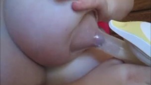 Pumping Milk From My Huge Tits 5ozs Of Breast Milk