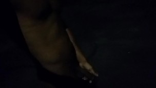 Going for a walk in the park a lot naked