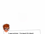 Nerdy geek draws a sexy toon that comes to life as a living sex toy.