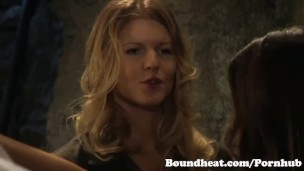 Bunch Of Lesbian Girls Tied Up And Whipped