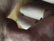 POV redhead girl gets her throat pounded after taking in her tight ass 10/16