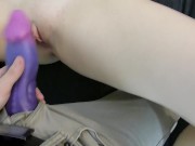 Teen Fucked by Massive Dragon Cock - Sponsored by Bad Dragon 8/16