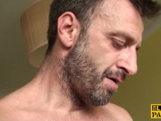 Stalking british submissive throated deeply 16/16