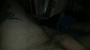 oiled 8" cock...large sticky load