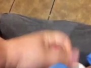 Big load on work floor - Screenshot 1 of 16 - Guy Jacking Off