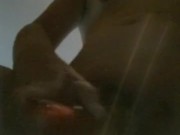 hot wife playing with her self while hunbend at work
