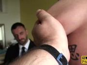 Pissing uk sub straddles the bath and pees 7/16