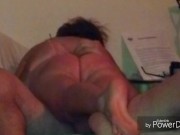 Amateur Slave wife with mask and collar 14/16