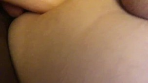 Breaking in the new dildo and asshole. 