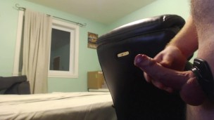 Slow stroke and a big cumshot