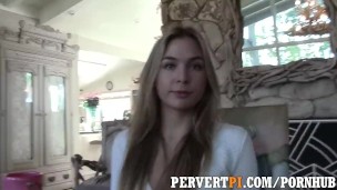 PervertPI - Private investigator fucks hot real estate agent outdoors