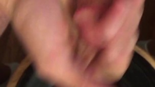 Jerking my cock until it explodes