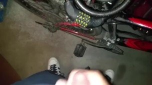 Working in the garage
