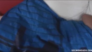 Double busty blowjob