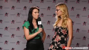 DP Star 3 - Tall Stunning Blonde Alexa Grace Deep Throat Blowjob