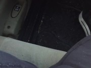 Cumming in my car after work