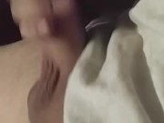 Playing with my cock