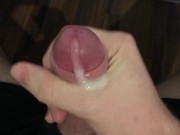 Stroking and Cumming Hard