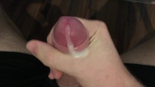 Stroking and Cumming Hard