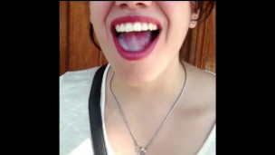 She surprised me going for a walk! (after I came in her mouth)