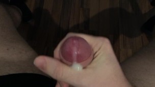 quick jerk-off and cumming