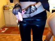 Kitchen table strapon and deeptroath fun I 5/16