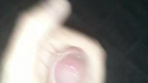 Quick cumshot in my bathroom