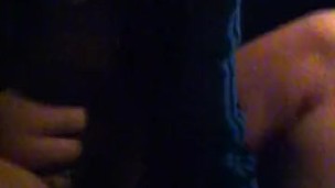 bi chav wanking in a car/outdoors