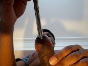 PULLING OUT WIDE METAL ROD FROM COCK 10/16