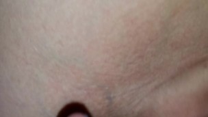 Wife In Stockings with Blue Toes - Masturbating with Vibrator