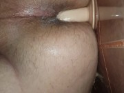 Fucking my ass with dildo