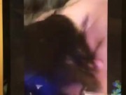Hot horny petite latina wife sucks a good big dick on livestream! 14/16