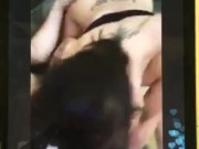 Hot horny petite latina wife sucks a good big dick on livestream! 4/16
