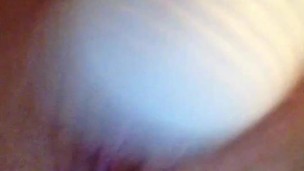 Toying my creamy pussy